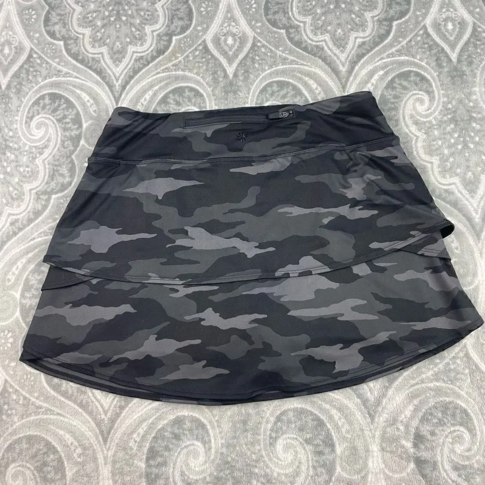 Athleta Girl Camo Lux Print Swing Skort